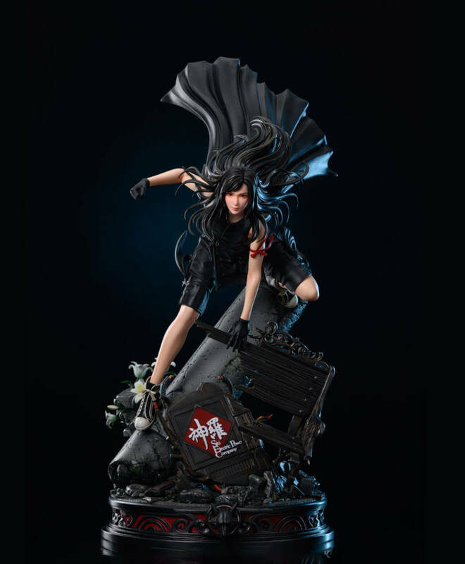 FFVII ティファ アドベントチルドレンVer. 完成品フィギュア 塗装済みガレージキット Sunbird Studio【即決 送料無料】