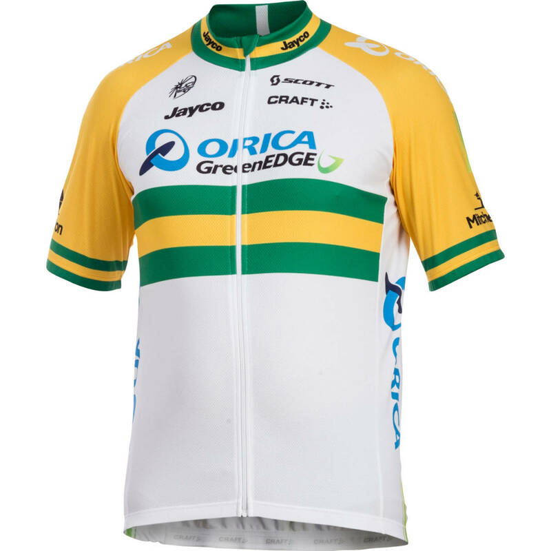 CRAFT/クラフト オリカ・グリーンエッジ レプリカジャージ メンズL Australian National Champion ORICA Green EDGE Replica Jersey