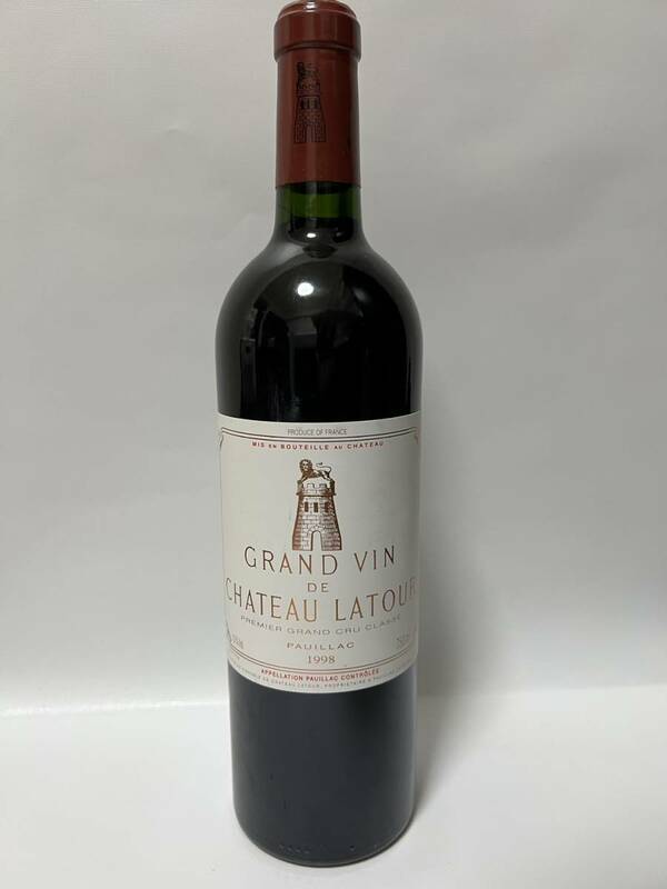 【格付け1級ワイン】シャトー　ラトゥール　グラン　ヴァン　ポイヤック ・Chateau Latour 1998年