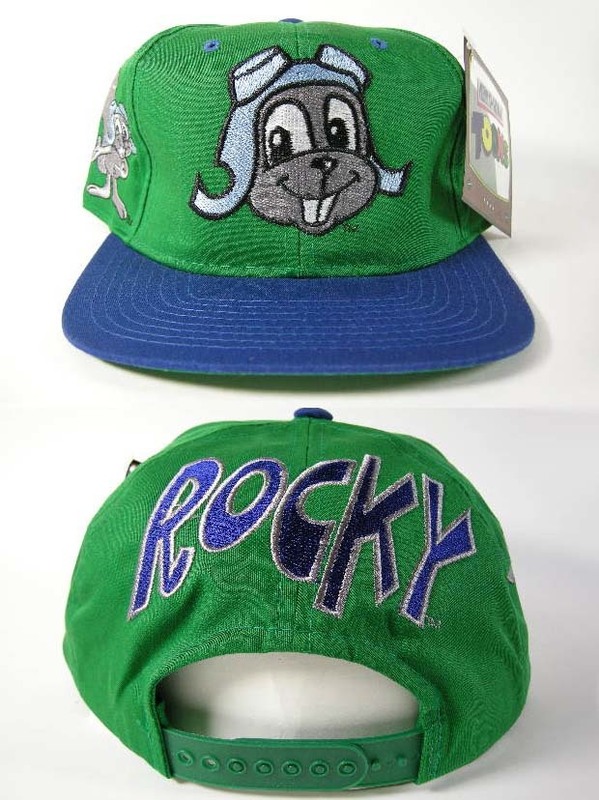 アメコミ ロッキー&ブルウィンクル ロッキー ROCKY 90s VINTAGE デッドストック ヴィンテージ スナップバック キャップ SNAPBACK CAP