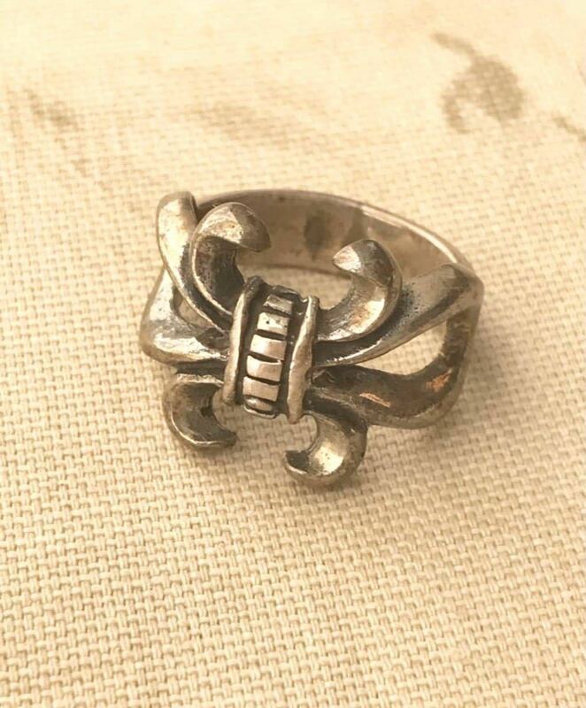 不明 アラベスク模様 silver シルバー 925 銀製 リング 指輪