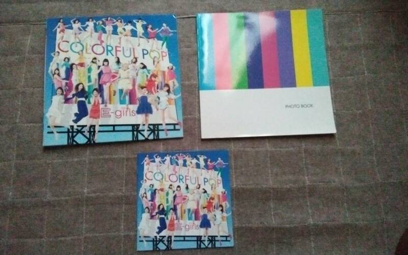 E-girls COLORFUL POP Photo book　歌詞カード　
