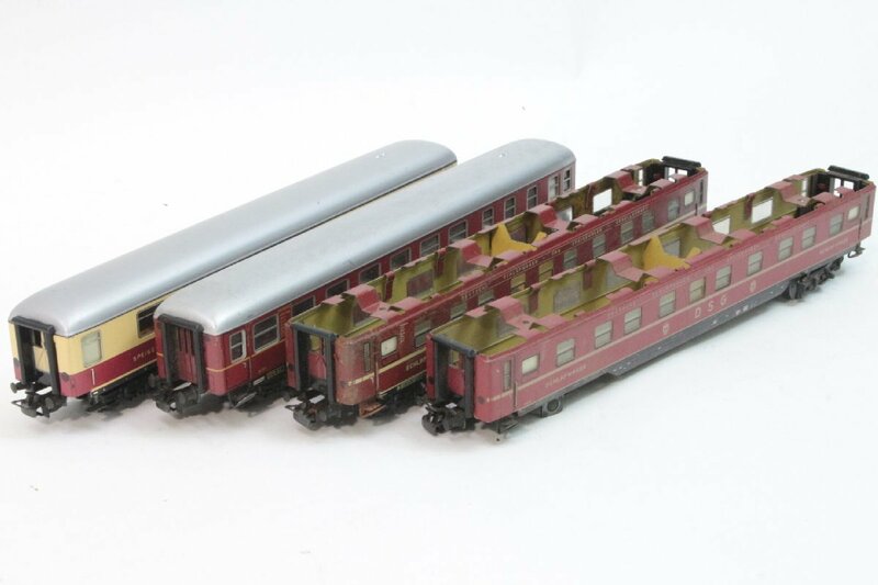 Marklin/メルクリン ◎ DSG 西ドイツ連邦鉄道 鉄道模型 HOゲージ 4両セット ◎ ＃4698