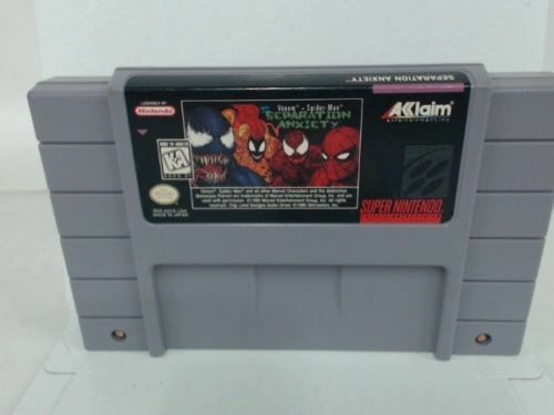 海外限定版 海外版 スーファミ スパイダーマン SEPARATION ANXIETY SNES