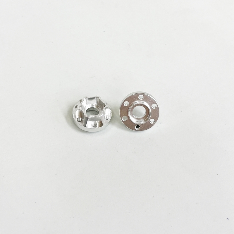 ホイール ヘックス ハブ 6穴 (12mm Hex / 9mm厚 / シルバー) 2個セット RCロッククローラー ラジコン ビードロックホイール ☆送料込み