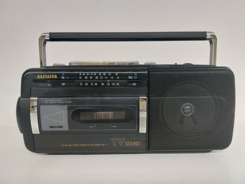 7851①　AIWA アイワ RM-11ラジカセ ラジオカセットレコーダー 現状品