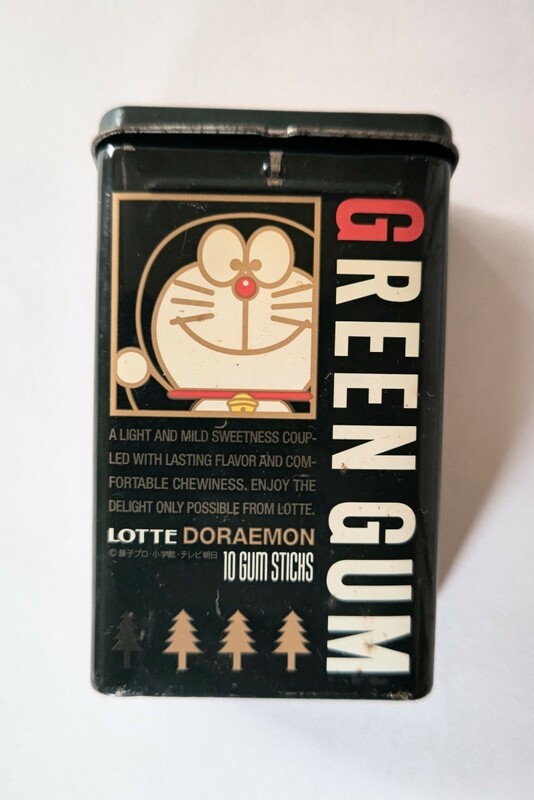 早いもの勝ちの即決出品　LOTTE DORAEMON　1 ドラえもん　昭和レトロ　ロッテ　グリーンガム　GREENGUM 缶