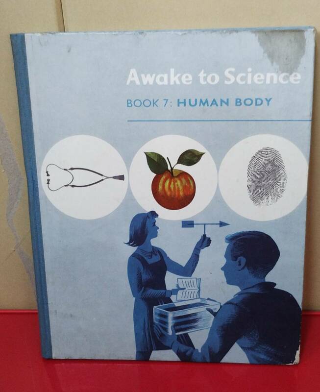 洋書　Awake to SciHUMAN BODY　科学　理科　実験　海外の児童書　英語の本　語学　ディスプレイ　ヴィンテージ