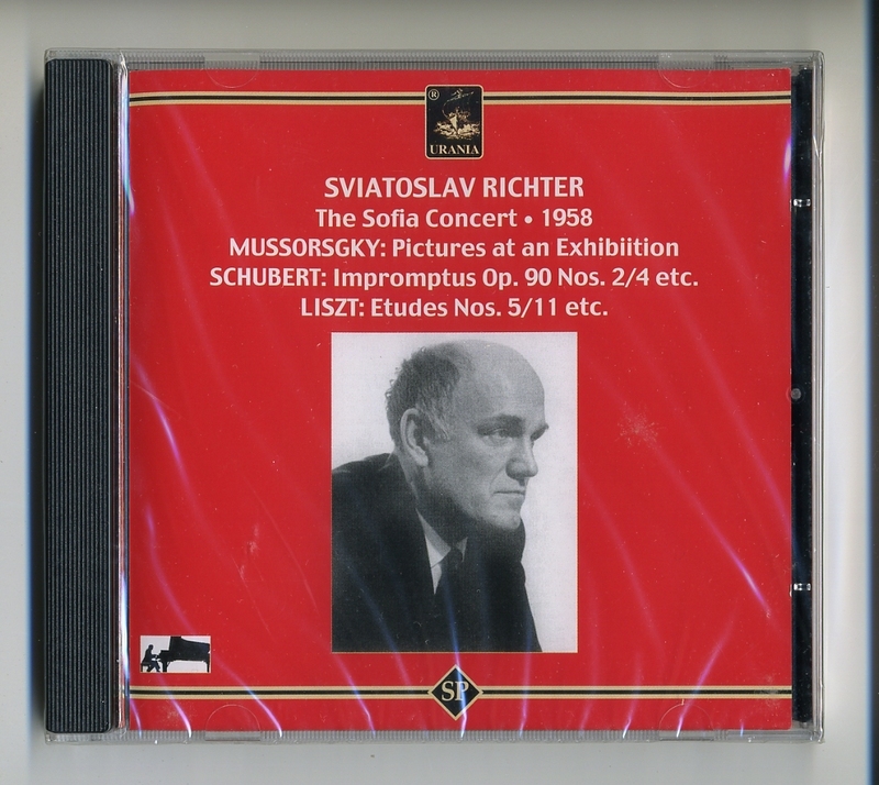 CD★スヴャトスラフ・リヒテル 1958 ソフィア コンサート Sviatoslav Richter the Sofia Concert ショパン リスト ムソルグスキー Urania