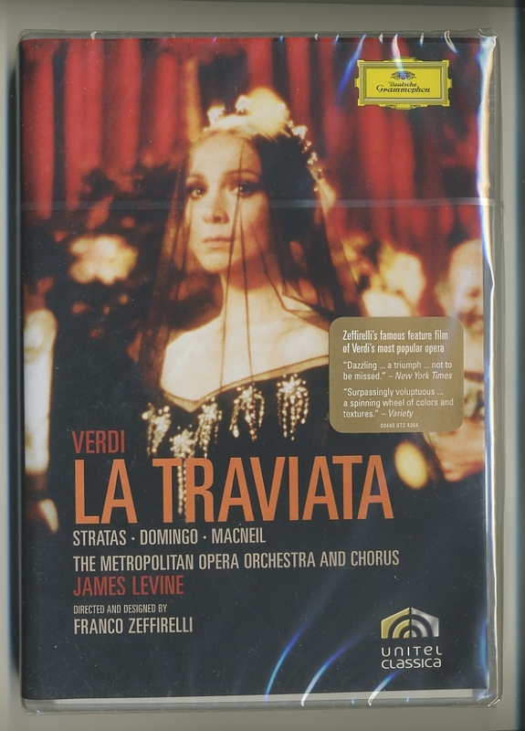 DVD★ヴェルディ 椿姫 1982 レヴァイン メトロポリタン歌劇場 Verdi La Traviata Levine ラ・トラヴィアータ プラシド・ドミンゴ