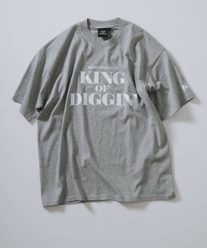 送料無料　KING OF DIGGIN’ Official T-shirt - Ash -　Tシャツ　XL　MURO　キングオブディギン　ムロ　自宅保管未使用品　半袖