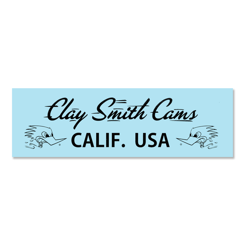 クレイ スミス ブラック CALIF. USA ステッカー mooneyes ムーンアイズ 好きの方にも シール デカール Clay Smith 黒 Black