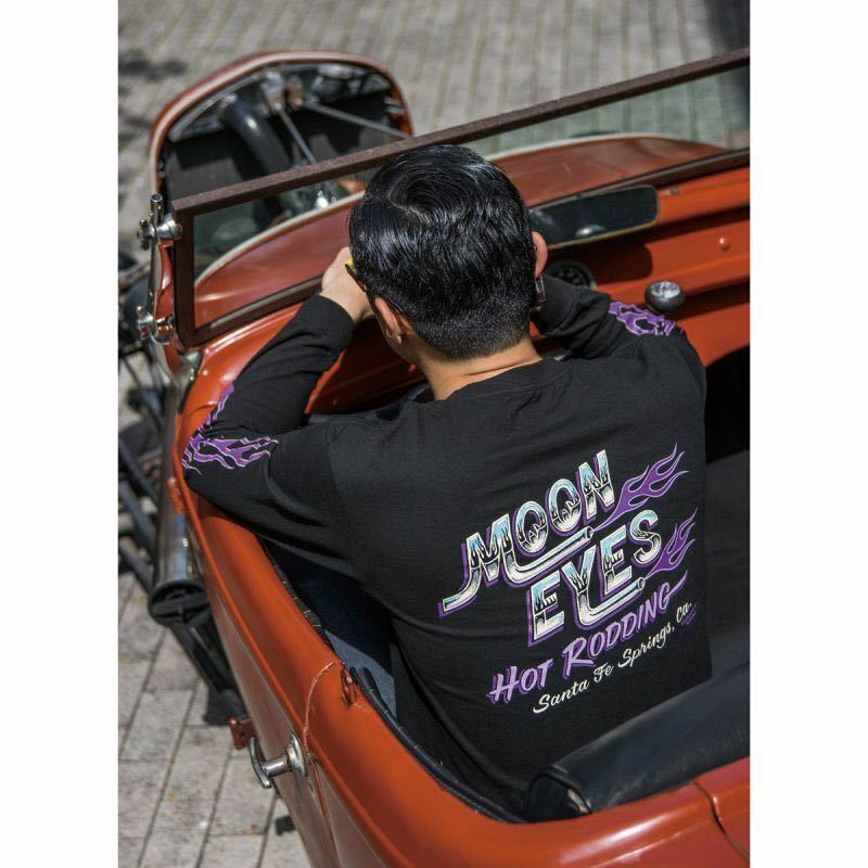 Sサイズ 送料込み MOONEYES Hot Rodding ロングスリーブ Tシャツ ムーンアイズ ロンＴ 長袖 ホットロッド