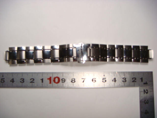 ルイ・ヴィトン製　メタルベルト　タンブールシルバー　ボーイズ用　Mサイズ　ダミエ柄　腕時計　B90521　全長15㎝