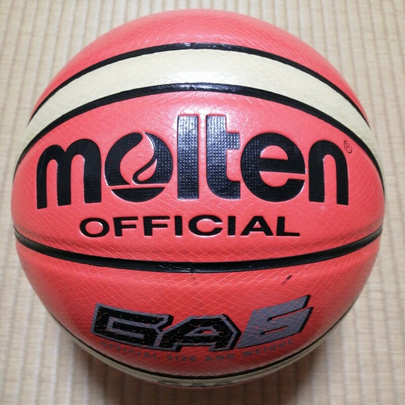 完売品 中古品 バスケットボール 6号「molten モルテン GA6 BGA6」合成皮革製 リベルトリア SPALDING MIKASA ミカサ 