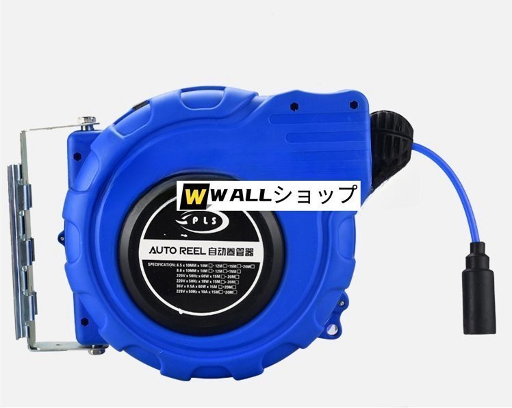 自動巻き エアーホースリール エアホースリール 10m 修理工場向け 内径5mm 外径8mm エア工具 壁掛け 吊り下げ