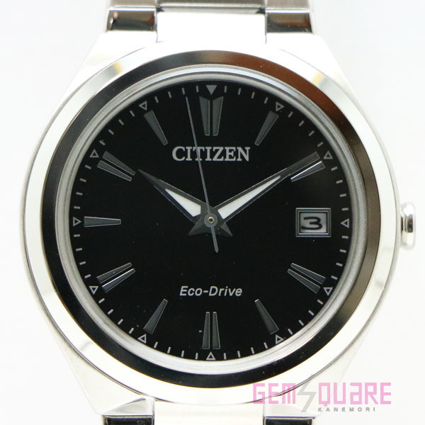 【値下げ交渉可】CITIZEN シチズン エコドライブ 腕時計 黒 未使用品 FE6020-56E【質屋出店】