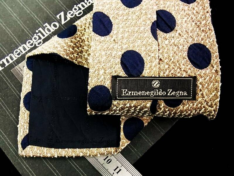 E2765Ｎ●美品●【Ｚｅｇｎａ】ゼニア ネクタイ●