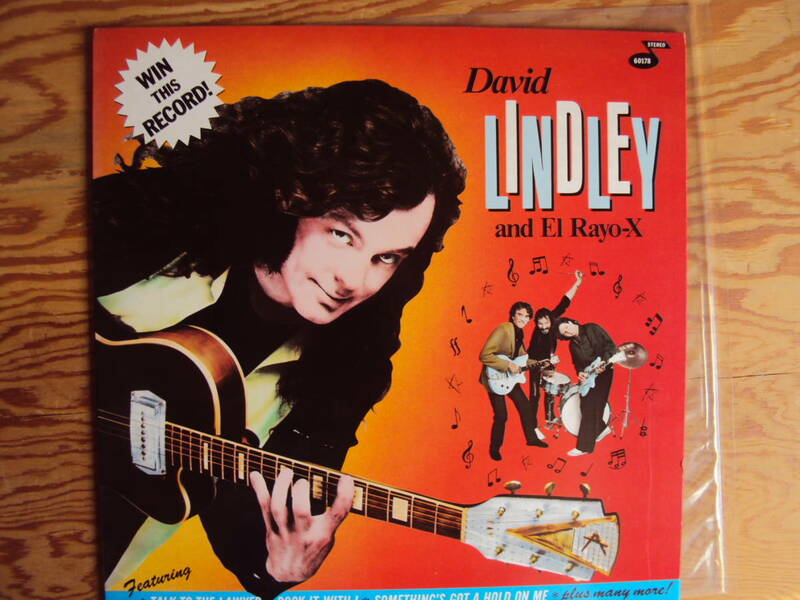 デビッド・リンドレー／WIN THIS RECORD！　USA盤レコード
