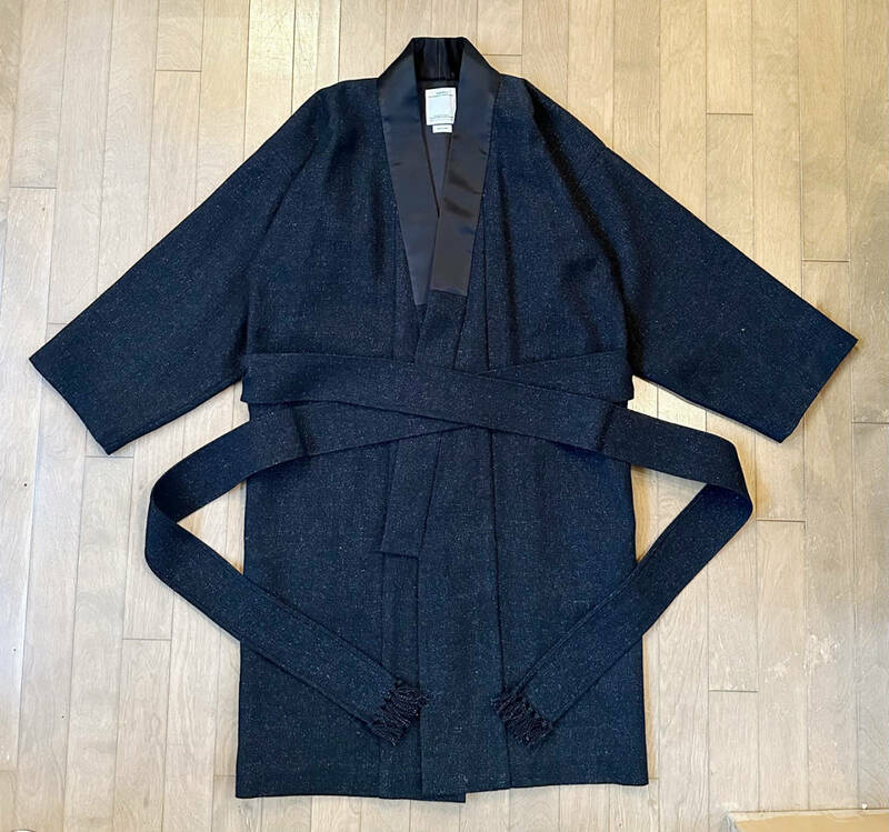 ◆VISVIM 18AW 新品 YUKATA COAT (W/LI VNTG TWEED) BLACK-2 0118205013005 中村ヒロキ F.I.L. Exclusive 