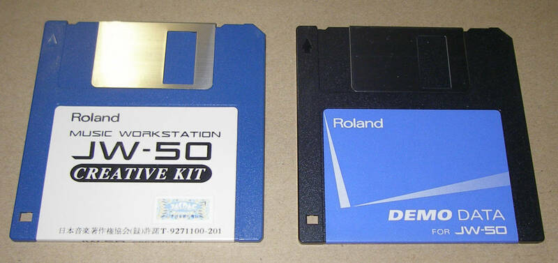 ★Roland JW-50 FLOPPY DISK★OK!!★