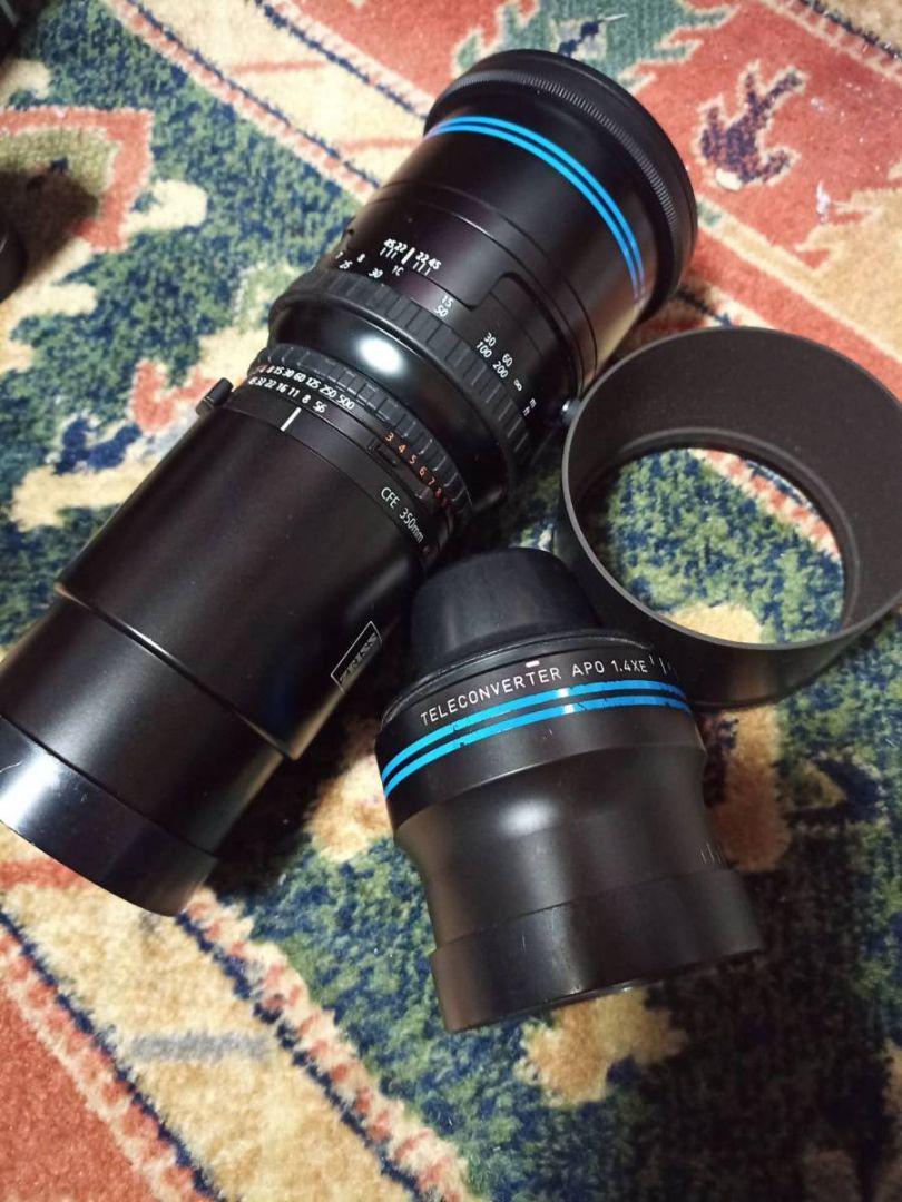 値下げハッセルブラッド スーパーアクロマートCFE350mmF5.6とテレコンバーターｘ1.4