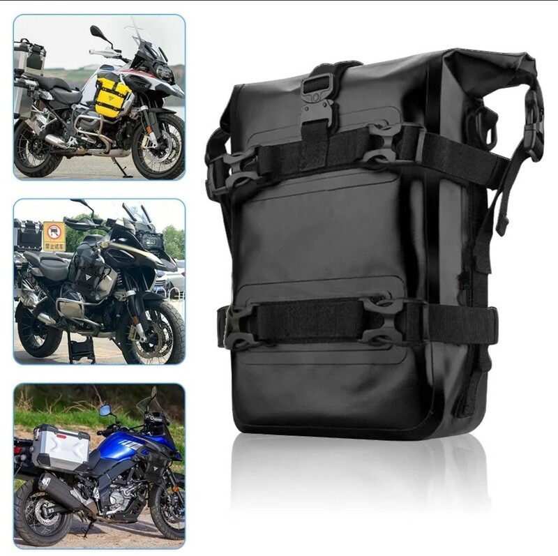 オートバイ用完全防水サイドドライバッグ　クラッシュバーバッグ　荷物オートバイ用バッグ　リアフェンダーポーチ　モトATV用サイドツール