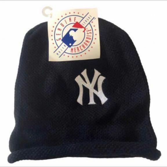 90s newyork Yankees ビーニー　ニットキャップ　ヤンキース　supreme ニットキャップ　帽子　ニット帽 AIR JORDAN NEW ERA creek