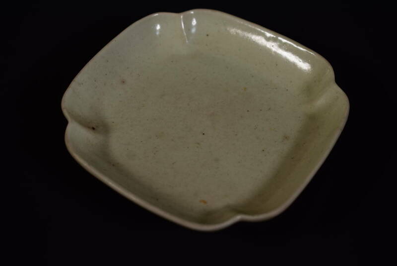 【和】(7426)　中国古玩　唐物　白高麗皿　平皿　白磁皿