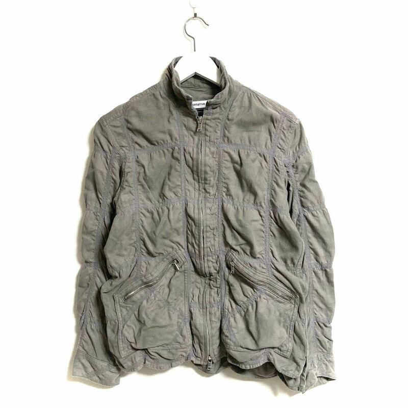 美中古 2022 定価47080円◆NONNATIVE◆Rancher Shirt Jacket シャツジャケット グレー チェック 2 ノンネイティブ ジャケット シャツ 42nd