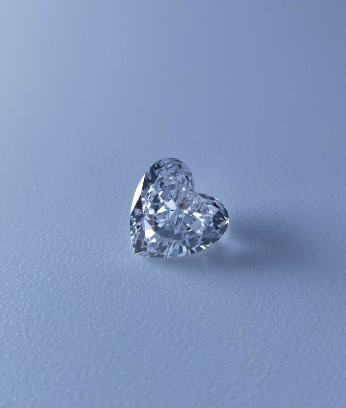 天然ダイヤモンド ルース 1.014ct F SI1 ハートシェイプ　ハート heartshape 1ct 1カラット 大粒 diamond ダイヤ ソーティング付き