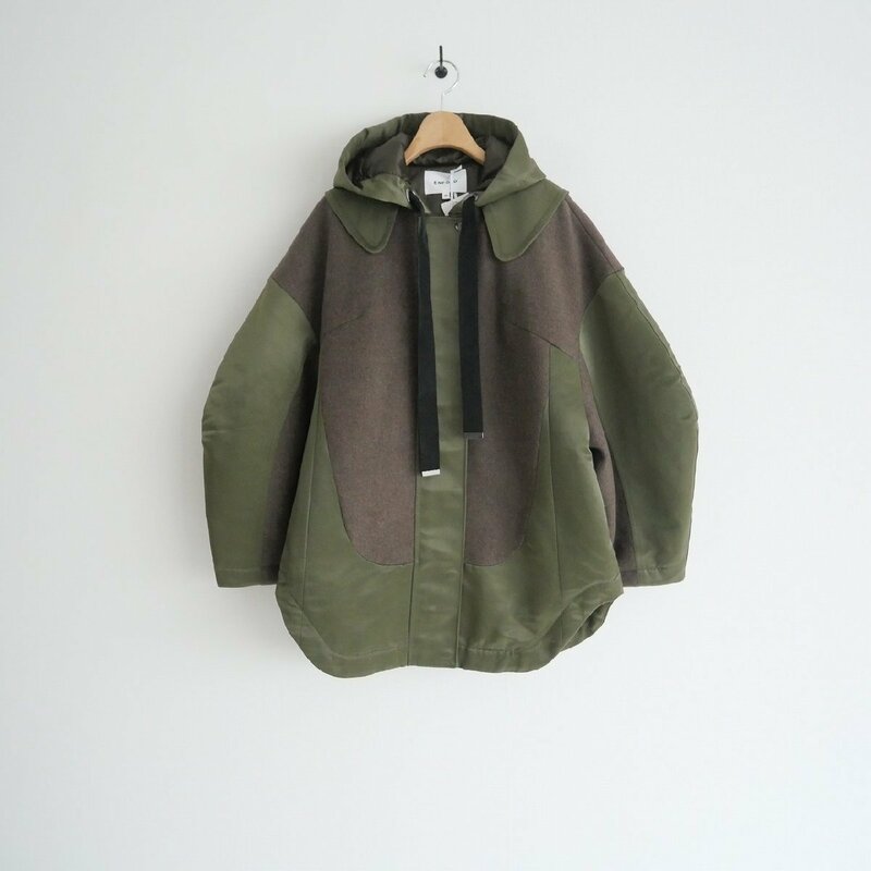 2021AW / ENFOLD エンフォルド / 300EA330-1120 HOODIE JACKET フーディージャケット 36 / 2211-0912