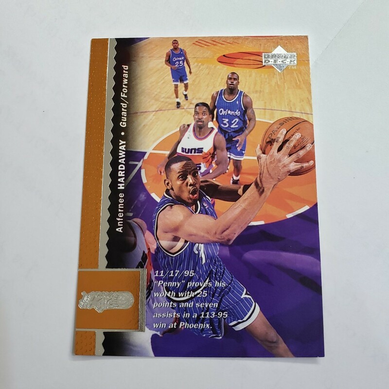 Anfernee Hardaway 1995 Prizm アンファニー ハーダウェイ NBAカード ペニーハーダウェイトレーディングカード 　NBA カード upper deck 86
