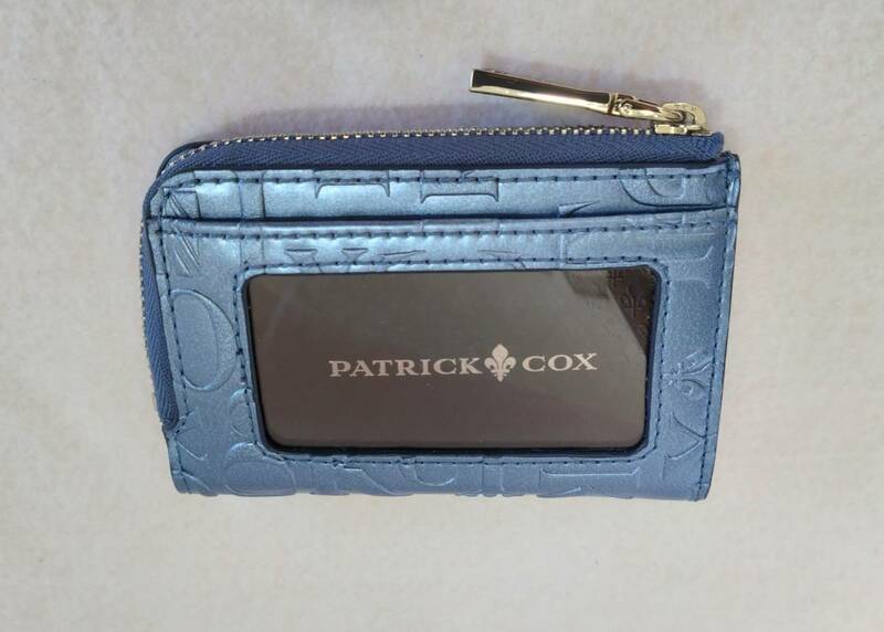 新品 PATRICK COX パトリックコックス ボタン開閉 小銭入れ付き キーホルダー パスケース