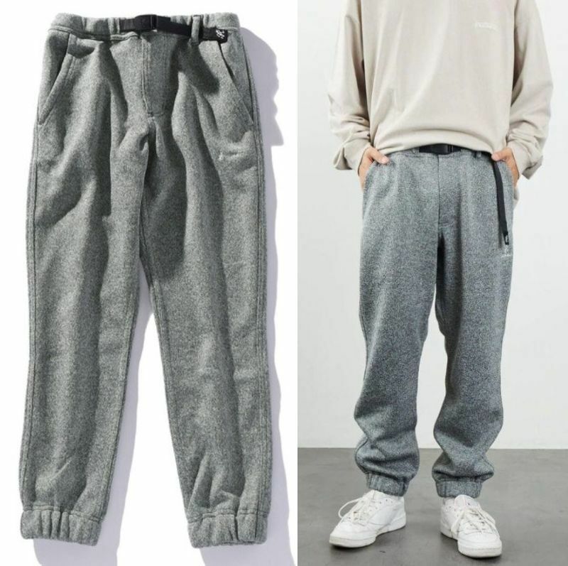 GRAMICCI グラミチ × FREAK'S STORE フリークスストア / 別注 KNIT FLEECE PANTS ニットフリース パンツ / M / グレー 