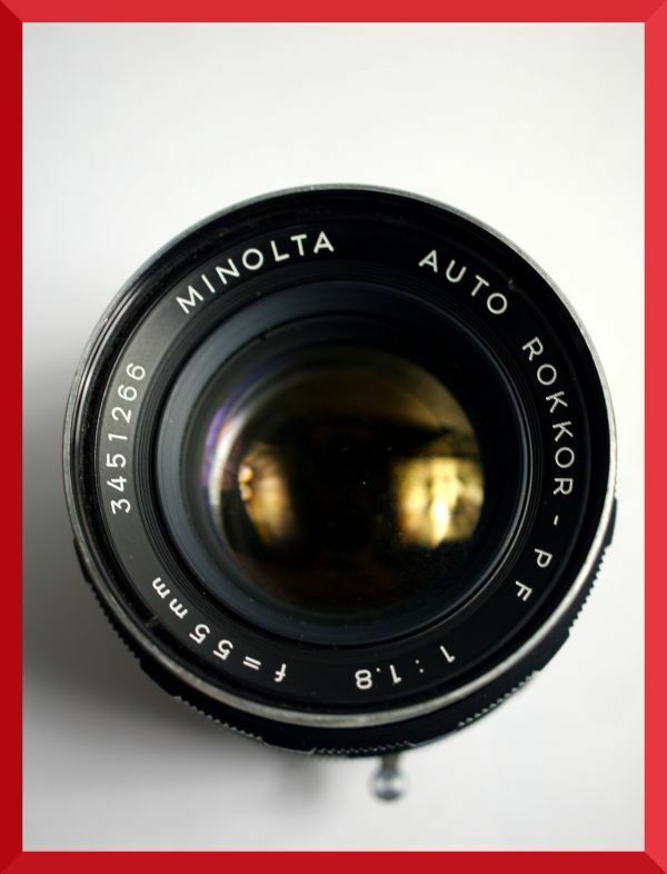 ミノルタ MINOLTA AUTO ROKKOR-PF 55mm F1.8 単焦点レンズ W301