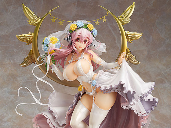 (W_3178)1/6 すーぱーそに子 10th Anniversary Figure Wedding Ver. (未組立 ガレージキット)