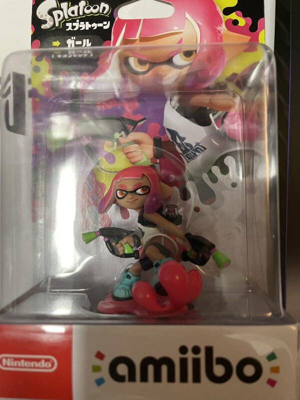 amiibo スプラトゥーン ガール　ネオンピンク