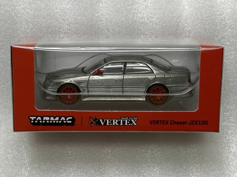 即決 Tarmac Works 1/64 チェイスカー VERTEX トヨタ チェイサー JZX100 レッドメタリック ターマックワークス 未開封品 希少 絶版