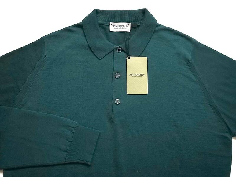 JOHN SMEDLEYジョンスメドレー BELPER SHIRT LS/ポロシャツ sizeL