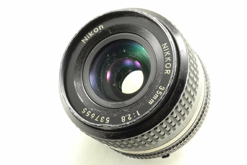 【実用品】Nikon ニコン Ai-S NIKKOR 35mm F2.8 #4184