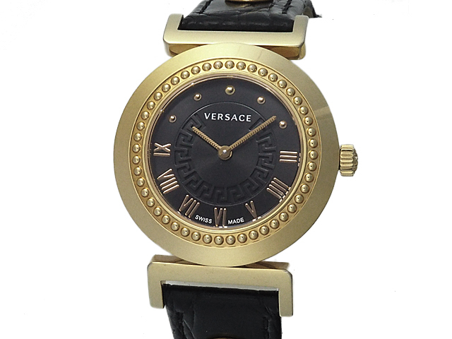 富士屋 ◆ ヴェルサーチェ VERSACE ヴァニティ P5Q80D009S009 レディース クオーツ 腕時計 新品同様