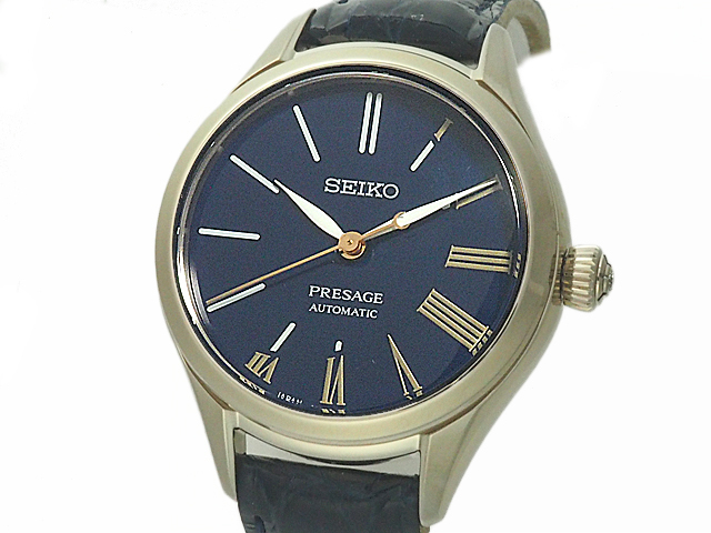 富士屋 ◆セイコー SEIKO プレサージュ SRRX004 6R31-00C0 琺瑯ダイヤル 世界限定1,000本 レディース 自動巻 腕時計 新品同様