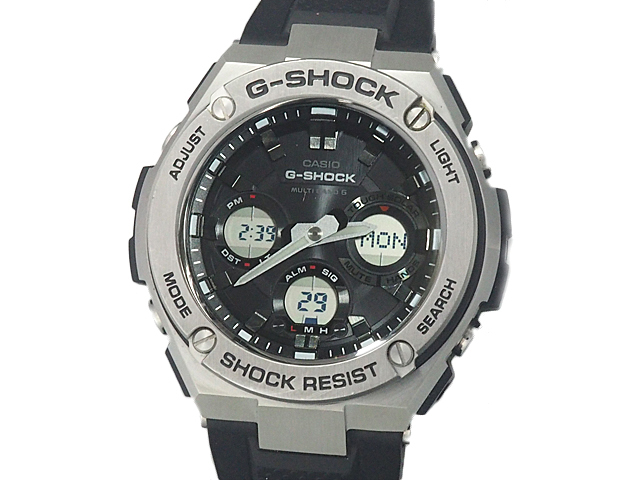 富士屋 ◆カシオ CASIO Gショック Gスティール GST-W110-1AJF メンズ ソーラー電波 腕時計