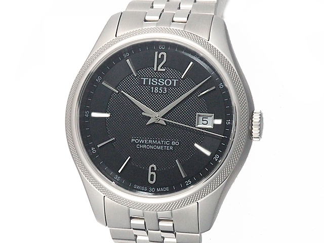 富士屋 ◆ ティソ TISSOT バラード パワーマティック80 T108408A フルーテッドベゼル メンズ 自動巻 腕時計