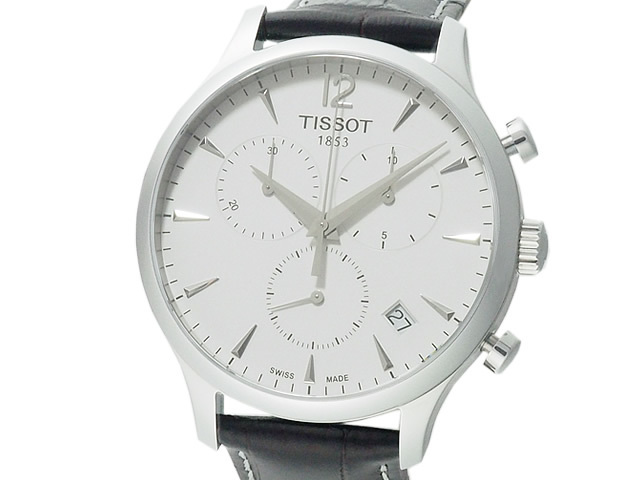富士屋 ◆ティソ TISSOT トラディション T063.617.16.037.00 クロノグラフ メンズ クオーツ 腕時計 新品同様