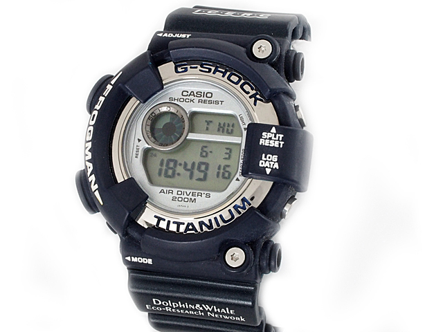 富士屋 ◆ カシオ CASIO Gショック フロッグマン FROGMAN DW-8201WC マンタ イルクジ ネイビー 腕時計 メンズ クォーツ