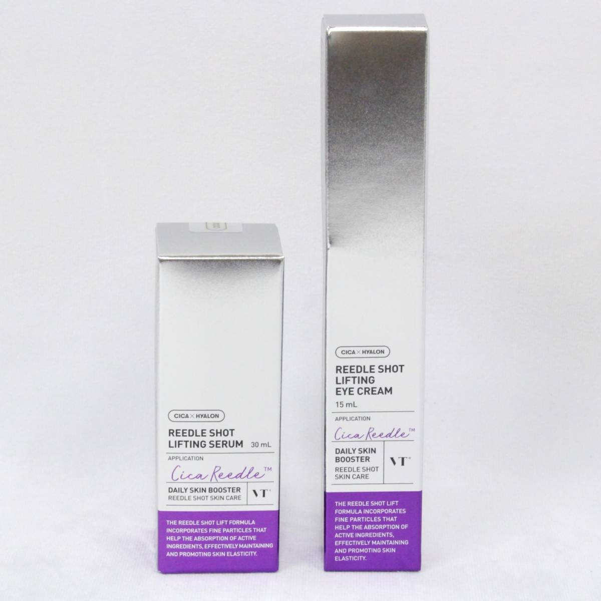 新品◆2本セット【VT】リードルショット REEDLE SHOT LIFTING SERUM 30ml／EYE CREAM 15ml／アイクリーム 韓国コスメ／2310-K0431V(NT)