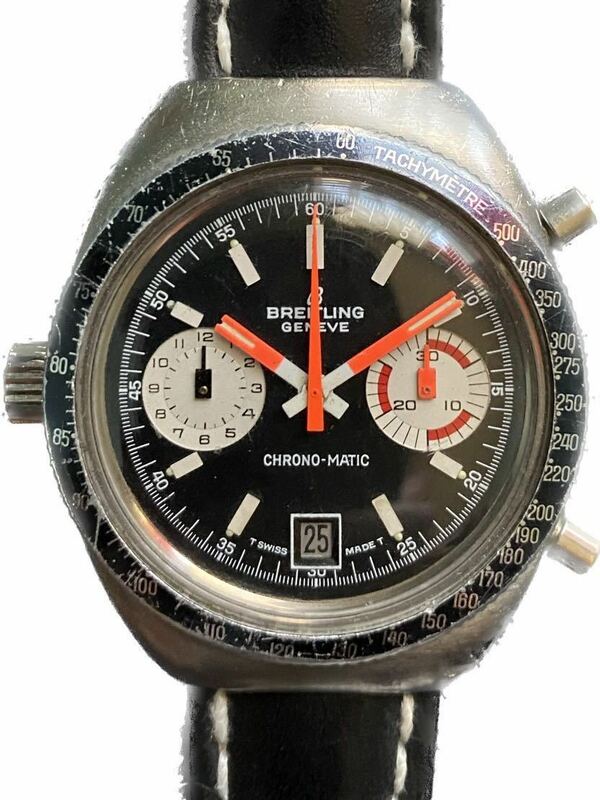 おまけ付き BREITLING CHRONO-MATIC ブライトリング Ref.2114 1970年製造 世界初自動巻きクロノグラフ名機Cal.11