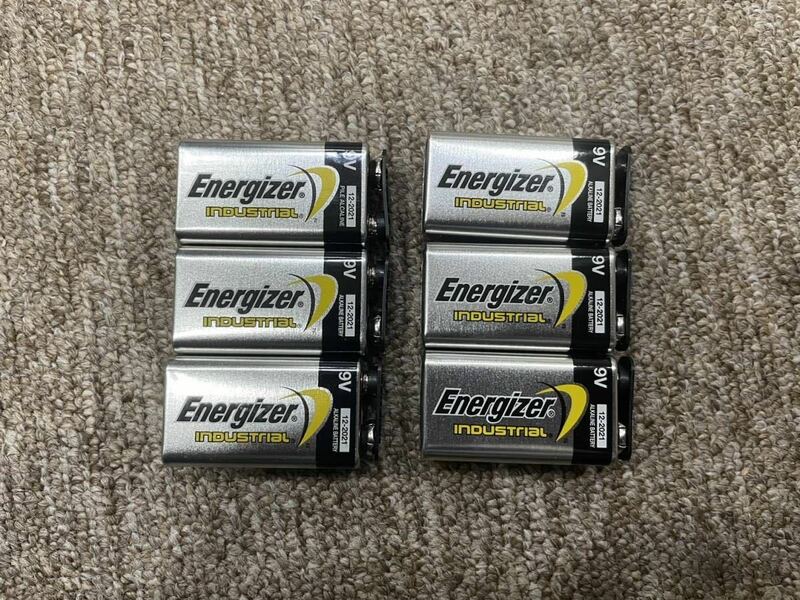 ENERGIZER 9V 電池　6LR61　MN1604 　6個まとめ　ジャンク②